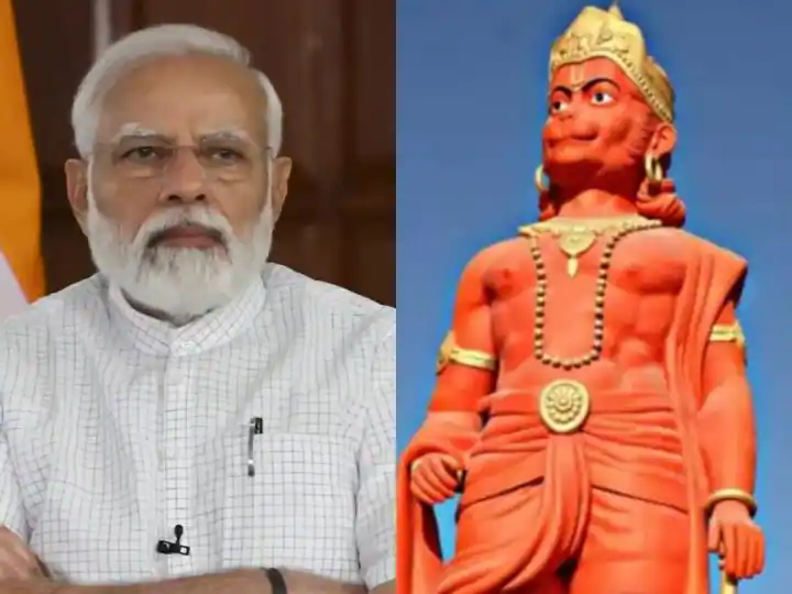 108 ફૂટ ઊંચી પ્રતિમાનું અનાવરણ, PM મોદીએ કહ્યું- હનુમાનજી, એક ભારત શ્રેષ્ઠ ભારતના સૂત્રો