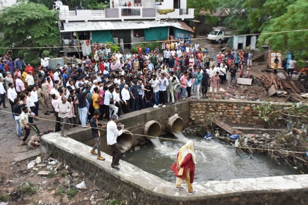 Gujarat Rain, GUjarat, CM Bhupendra Patel, Gujarat Flood, Aerial Survey by Bhupendra Patel, ભૂપેન્દ્ર પટેલ, ગુજરાત, 