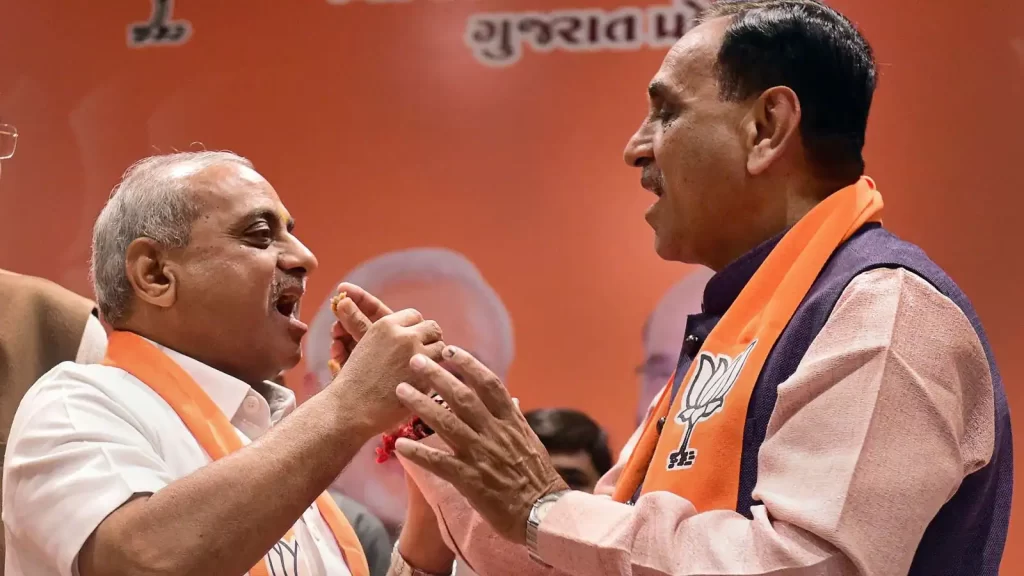 Vijay Rupani, Nitin Patel, CR Paatil, Gujarat BJP, Core Committee, Gujarat Election, BJP, Congress, AAP, વિજય રૂપાણી, નીતિન પટેલ, 