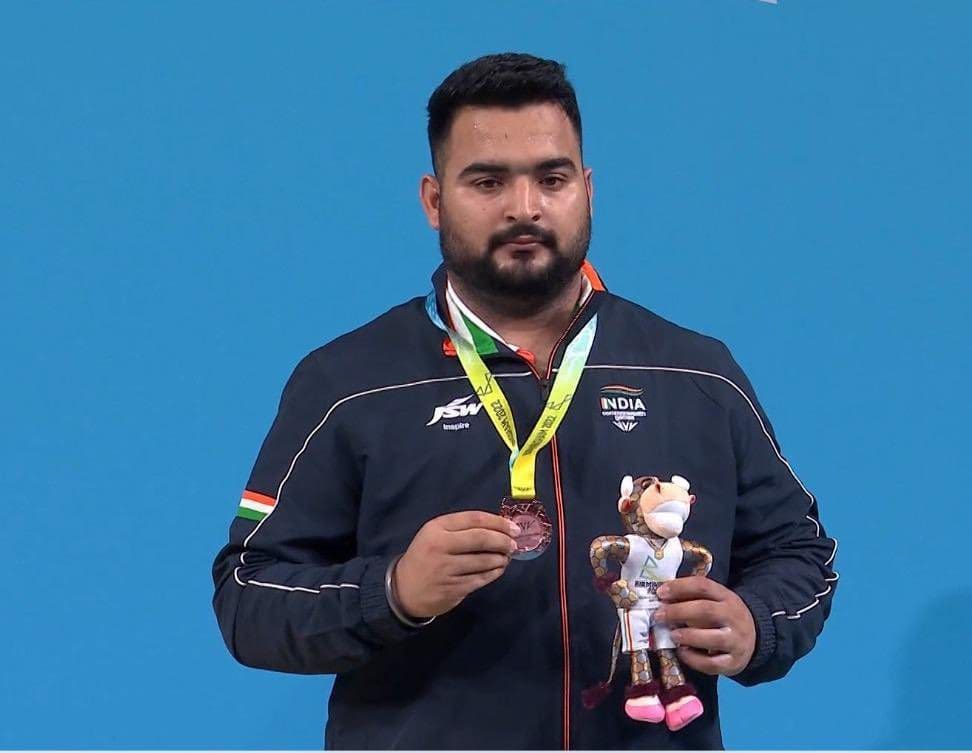 Commonwealth Games, CWG 2022, India, Bronze Medal, Lovepreet Sinh, 