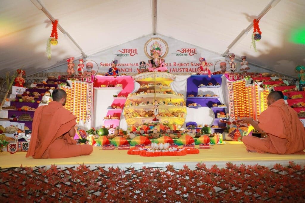 Diwali 2022, Annakut, Melbourne, Swaminarayan Sanstha Gurukul, સ્વામિનારાયણ સંસ્થાન, મેલબોર્ન, અન્નકૂટ, 