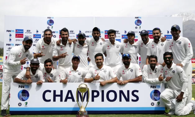 ટીમ ઇન્ડિયા વન-ડે, T20 બાદ હવ ICC ટેસ્ટ રેન્કિંગમાં પણ નંબર 1