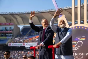 India vs Australia Test, Narendra Modi Anthony Albanese Visited Gujarat, Narendra Modi Cricket Stadium, Namo Stadium, India Australia Cricket relation, 