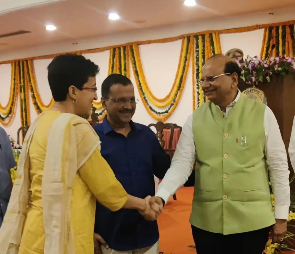 Atishi Marlena, Saurabh Bhardwaj, Kejriwal Government new minister, Oath Ceremony, 