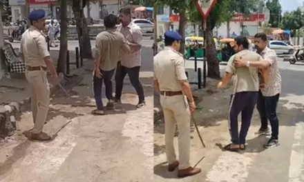 અમદાવાદના મણીનગર અકસ્માતના આરોપીઓની જાહેરમાં પોલીસ દ્વારા ‘ધોલાઇ’, જુઓ VIDEO