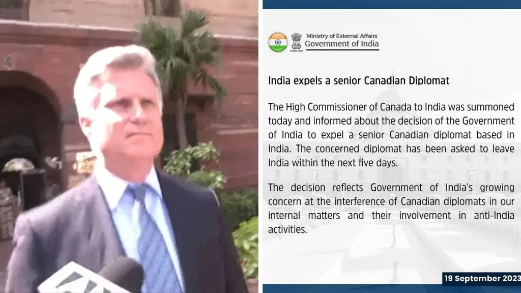 Canadian high Commissioner in India, India expels Canada diplomats, Prime Minister Justin Trudeau, Khalistani terrorist, Hardeep Singh Nijjar, Cameron MacKay, 