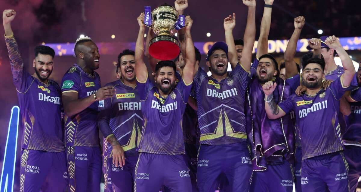 KKR vs SRH Final: કોલકાતા નાઈટ રાઈડર્સ 10 વર્ષ પછી IPL ચૅમ્પિયન