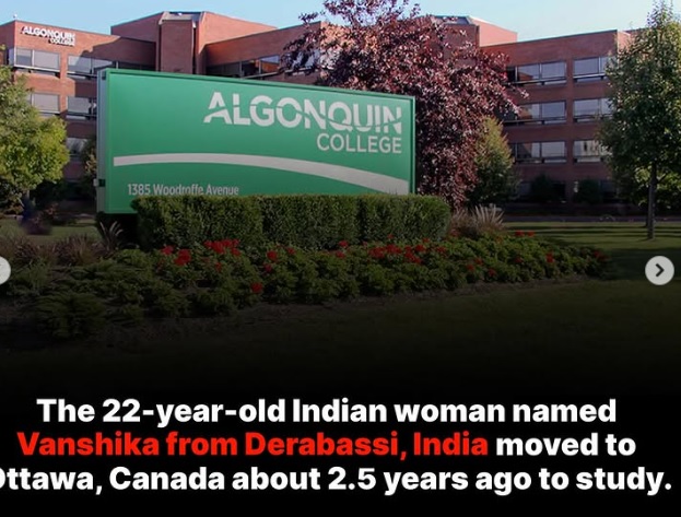 Canada Indian Student died, Vanshika Student from Punjab, Indian student died in Canada, Canada student life,