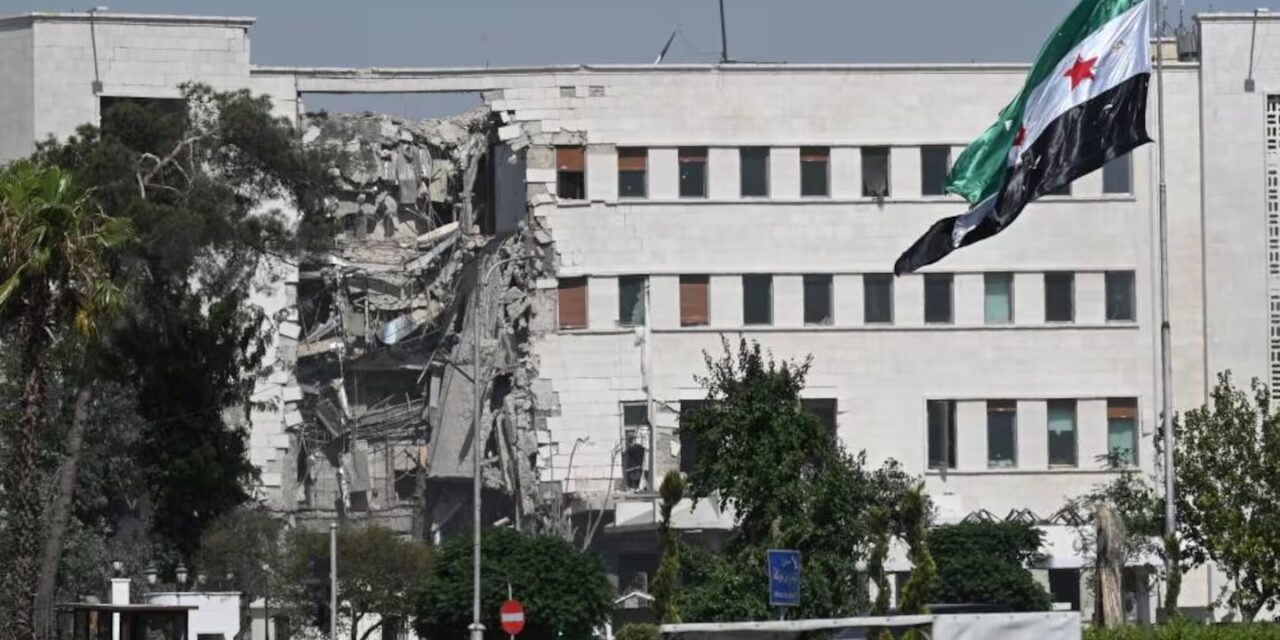 હવે ઇઝરાયેલ અને સિરીયા વચ્ચે યુદ્ધ શરૂ થયું : દમિશ્ક પર હવાઇ હુમલા