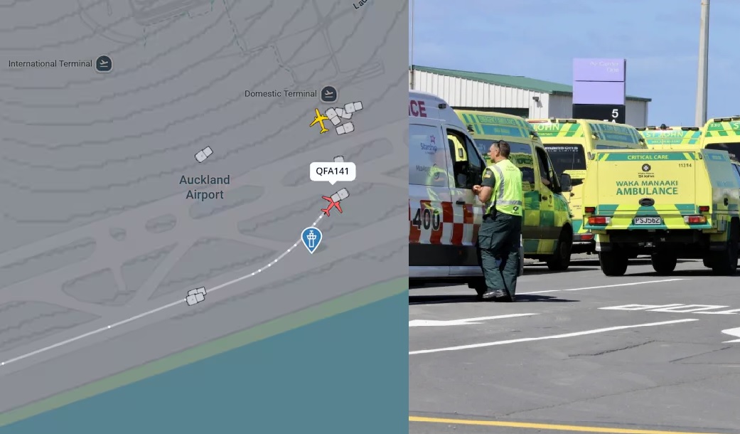 Sydney-Auckland ફ્લાઇટના પાઇલટે મેડે કોલ કર્યો, ઓકલેન્ડ એરપોર્ટ પર સફળ ઉતરાણ