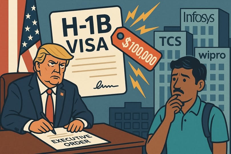 H1B વિઝા ફી વધારવા પાછળ ટ્રમ્પનું અસલી કારણ આવ્યું સામે !