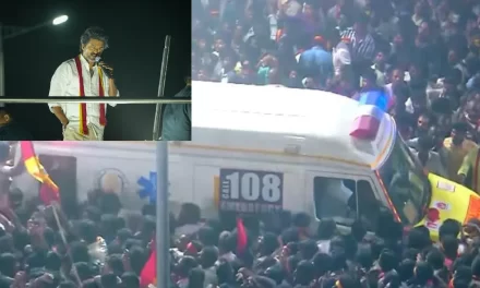 અભિનેતા વિજયની રેલી દરમિયાન નાસભાગમાં 36 લોકોનાં મોત