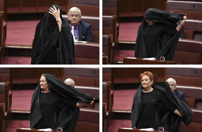 Senator Pauline Hanson, Islamic Burqa Ban, Australia News, One Nation Party Leader, 