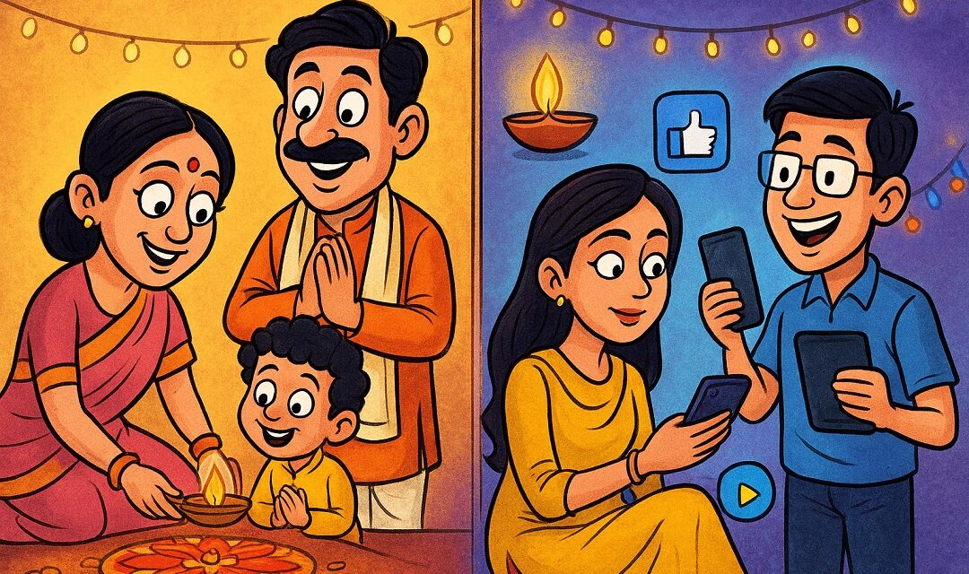 બદલાઈ ગઈ દિવાળી: 10 વર્ષ પહેલાં દીવા, હવે ઇલેક્ટ્રીક ઝગમગાટ !