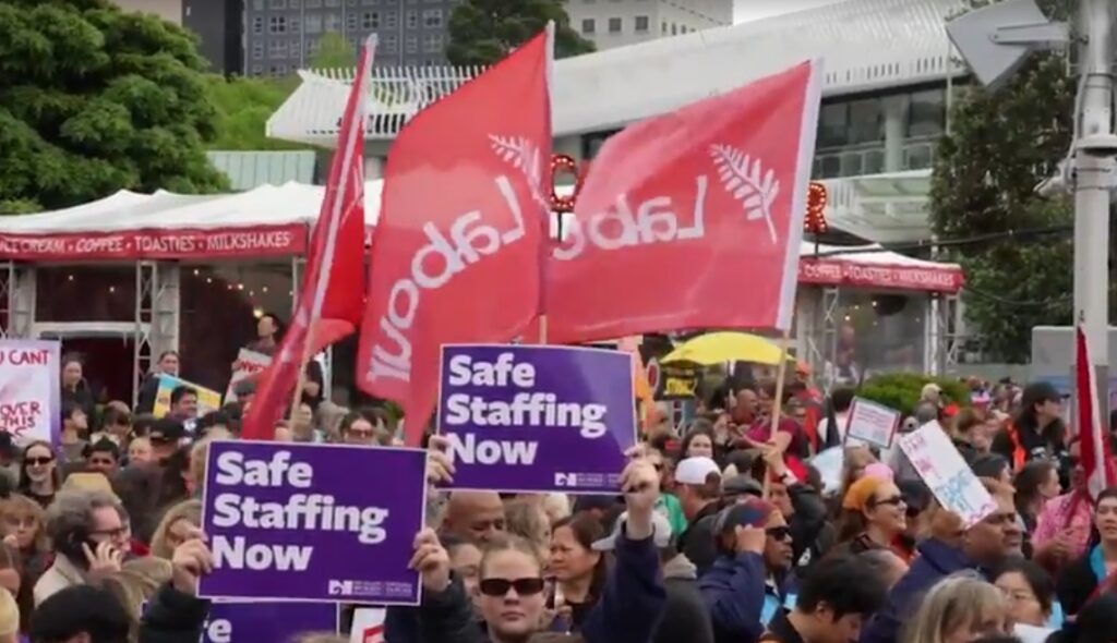 New Zealand Employee, Mega Strike,  Auckland, Nurses, Teachers, 