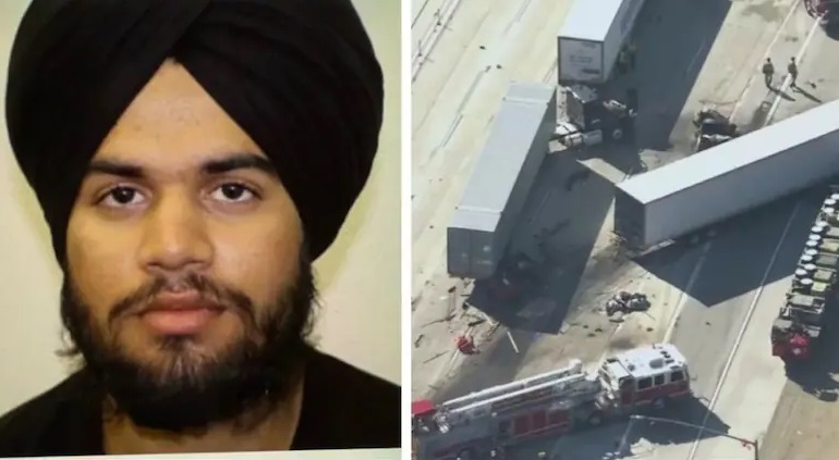 ભારતીય ટ્રક ડ્રાઇવરે ડ્રગ્સના નશામાં અમેરિકામાં ત્રણ લોકોને કચડ્યા, અકસ્માતનો Video Viral