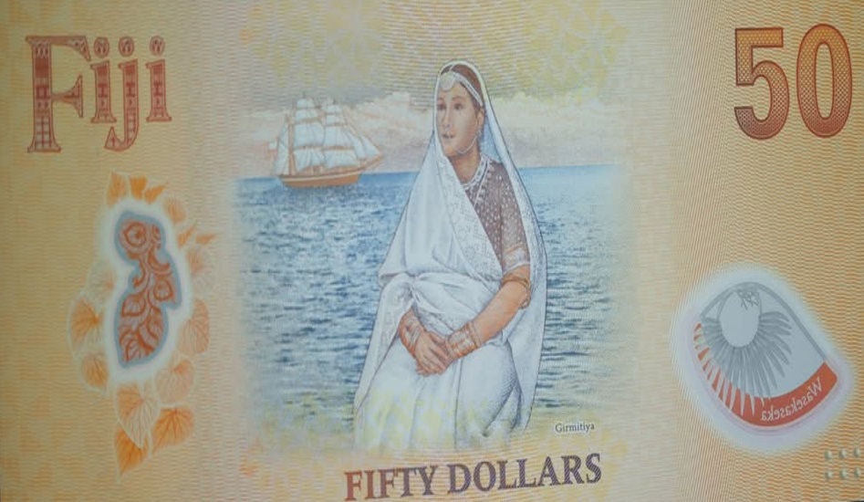 ફિજીની નવી $50ની નોટ પર ભારતીય ગિરમિટ મહિલાને શ્રદ્ધાંજલિ
