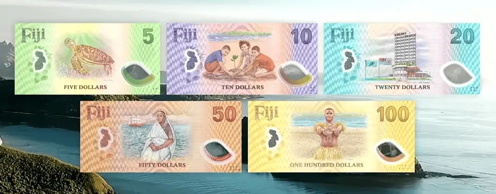 Fiji Currency, $50 Note,  Indian Girmitiya woman, Tribute, 