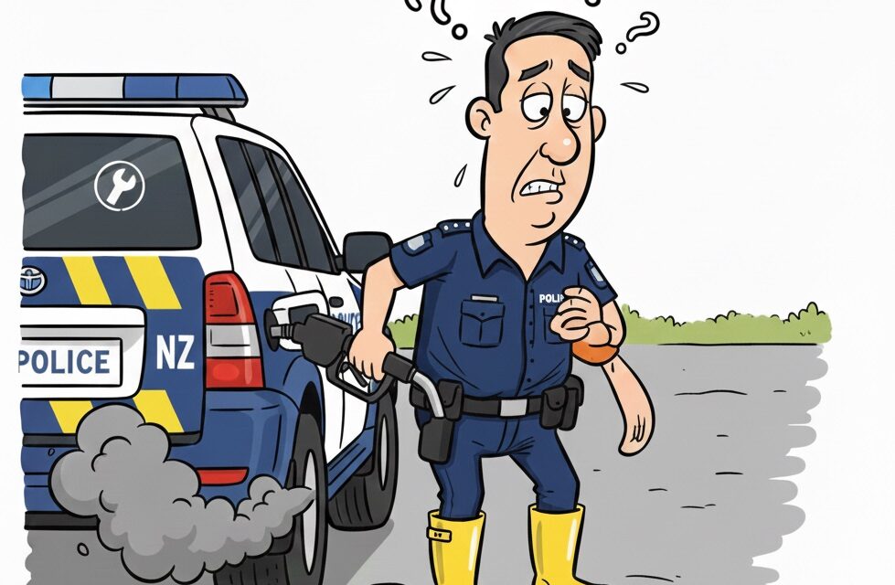 ન્યૂઝીલેન્ડ પોલીસની આ તે કેવી બેદરકારી ? ખોટું ફ્યુલ ભરીને ટેક્સપેયર મની વેડફી !