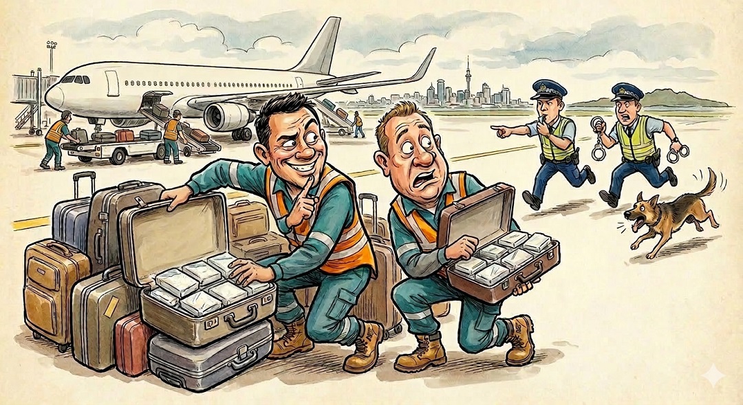 વર્ષ 2024નો મામલો, એરપોર્ટ પર પિસ્તોલ અને ડ્રગ્સ જપ્તીમાં Air NZના કર્મચારીની સંડોવણી ખૂલી