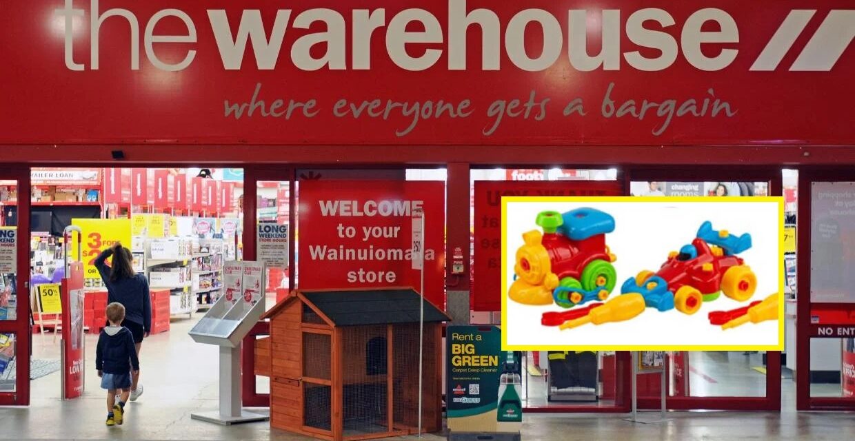 જોખમી રમકડું વેચવા બદલ ‘The Warehouse’ પર $234,000નો દંડ