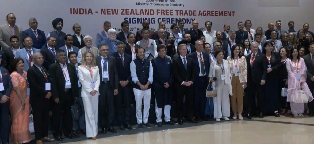 India and New Zealand FTA Deal, India, Free Trade Agreement, Piyush Goyal, Todd McClay,