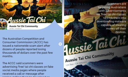 Tai Chi ક્લાસના નામે સ્કેમ, નોર્થ શોર, રોડની અને વેસ્ટ ઑકલેન્ડ પોલીસની જાહેર ચેતવણી